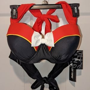 Disney Mickey Bikini Top - Plus Size 1 from Hot Topic New with Tags